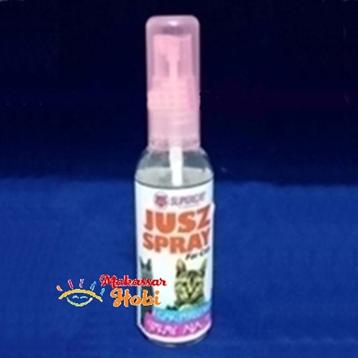 Obat Jamur Luka Kutu Scabies Kucing Anjing JUSZ SPRAY Supercat 50ml