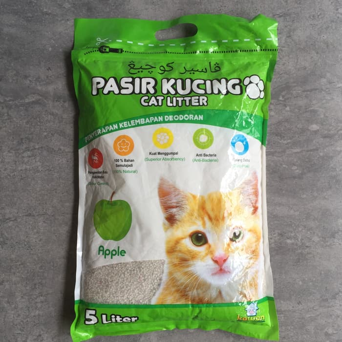 Jual Pasir Kucing  KAWAN 5L 5 L  5 Liter Gumpal Wangi Murah 