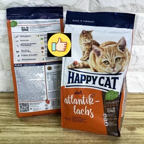 Happy Cat Supreme Atlantic Salmon 300gr 300 gr Makanan Kucing Happycat