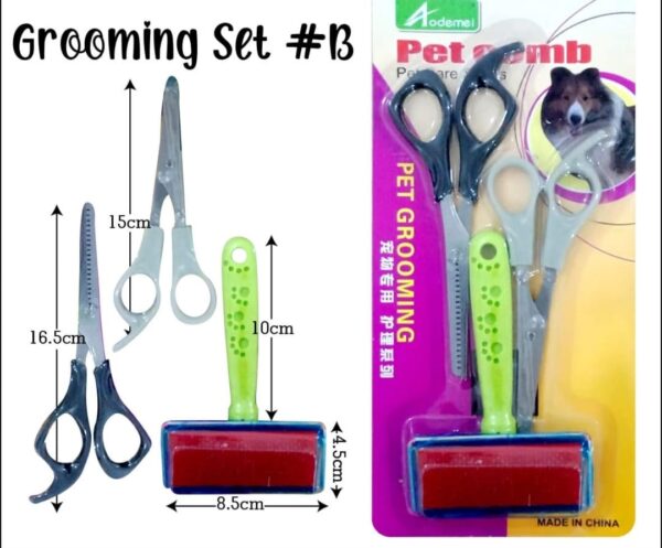 Jual Grooming Set B Gunting Sisir Cukur Bulu Peralatan Kucing Anjing