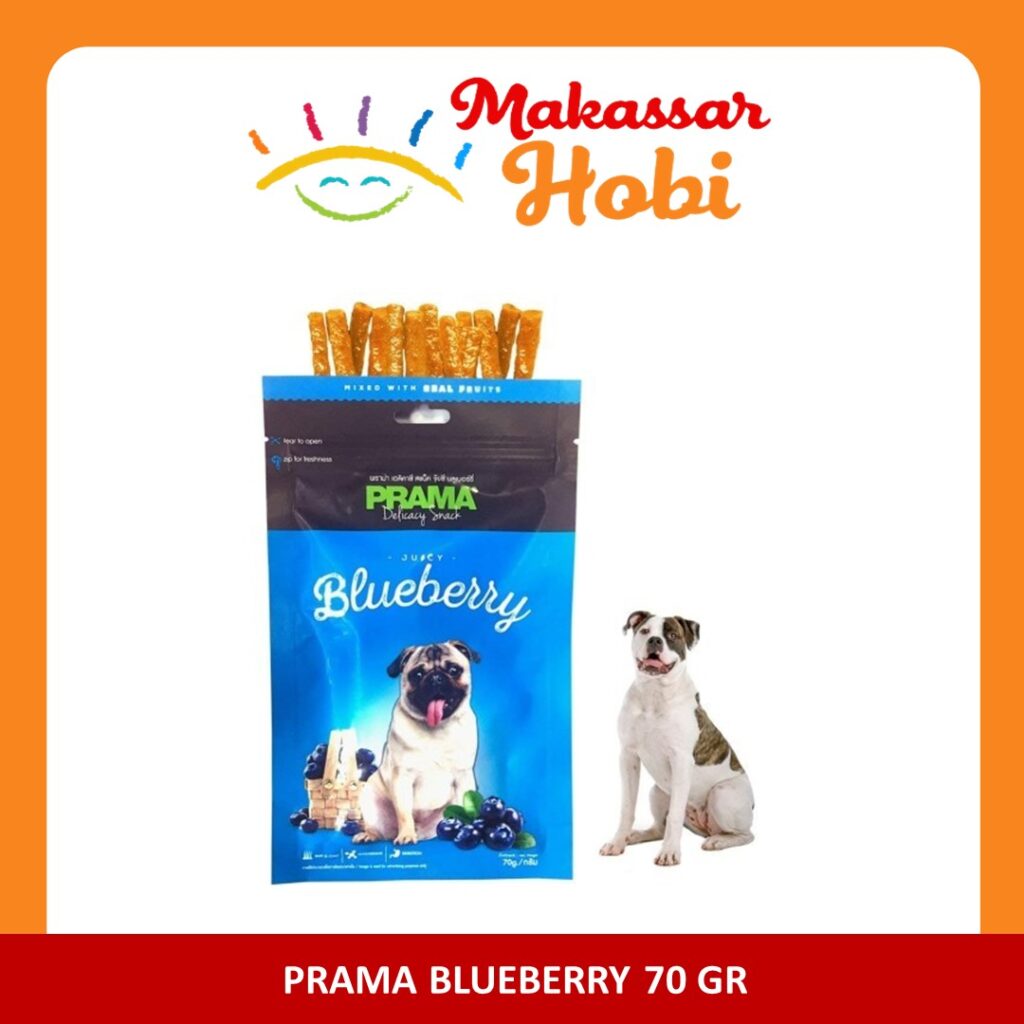 Jual Prama Dog Treat Treats Blueberry 70 gram Snack Camilan Anjing